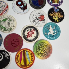 Lot Of 63 Pogs Slammers Solid Metal Plastic Cardboard Many Styles Big Value!!