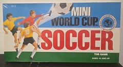Vtg 1990 Mini World Cup Soccer Board Game, Brand NEW Factory Sealed