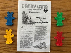 Candy Land Disney Theme Park Edition Board Game – Complete – VG