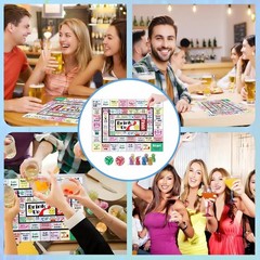 Hilarious Leather Drinking Board Game for 2-8 Players – Perfect Adult Party Fun