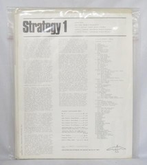 SPI 1971: Strategy I – Strategic Warfare War Zip Game (UNPUNCHED) MINT