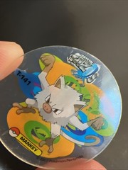 Rare Vtg Pokemon Primeape Mankey Crystal Tazos Taso Pogs Mexico Cheetos Doritos