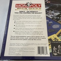 Star Wars Monopoly Game 1996 Limited Collectors Edition 20th Anniversary