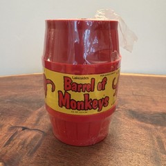 Vtg 1970 Lakeside Games Barrel of Monkeys #8312 Red Leisure Dynamics Sealed NOS