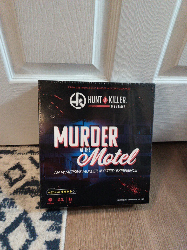 HUNT a KILLER MYSTERY MURDER at the MOTEL Board Game SEALED 2024