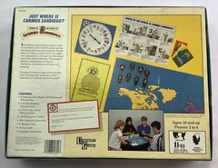 1992 Where in the World is Carmen Sandiego? Board Game University Games Complete
