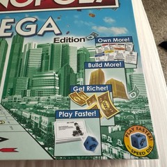 Monopoly – Mega Edition By Milton Bradley Classic Board Game Huge Board!