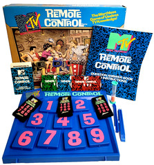 VTG 1989 “MTV Remote Control” Trivia Board Game Pressman used 80’s Music