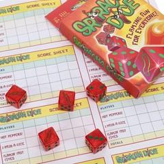 TDC Games Sriracha Dice Game – Flaming Fun for Everyone, Great for Party