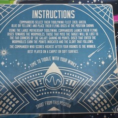 RIDLEY’S TIDDLYWINKS IN SPACE GAME. It’s Tiddlywinks Not As We Know It. See Pics
