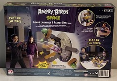 NEW / NOB Angry Birds Space Lunar Launcher & Planet Base Game -2013 Mattel Games