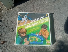 Vintage RARE 1973 Ideal Toys Hank Aaron Baseball Game