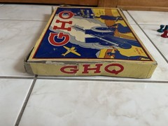 Vintage GHQ BOARD GAME Military War battle strategy FAIRCHILD wwii 40s Art Deco