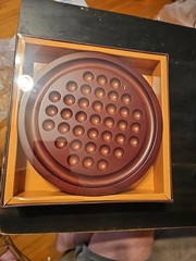 Wooden Solitaire Board Game Barnes & Noble 6″ Board New Sealed