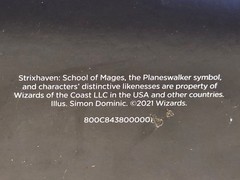 Strixhaven School of Mages Silverquill Statement Card Game 2021 (Read)