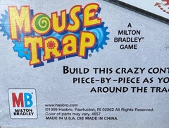 VINTAGE Mouse Trap Family Board Game 1999 Milton Bradley 100% COMPLETE!