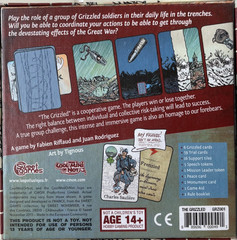 The Grizzled – WWI Cooperative Game – CMON Games – 2017- NEW