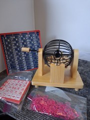 Deluxe Solid Wood Metal Bingo Set Target 2005 Game Night Y2K Vintage Complete