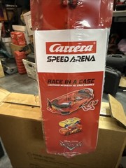 Slot Car Race Track Portable Disney Pixar Cars Battery Power Carrera Speed Arena