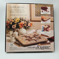 Milton Bradley 1989 #4034 Scrabble Deluxe Edition Board Game Complete Turntable