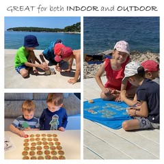 Montessori-Inspired Wooden Matching Game for Toddlers 2-4 Years – Durable, Sc…