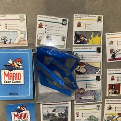 Vintage 1995 Mario Quiz Cards Atlas Editions Factory Sealed Cards Manual Box Ad