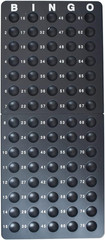 Deluxe Bingo Game Set – Metal round Cage, 75 Colored Balls, 50 Bingo