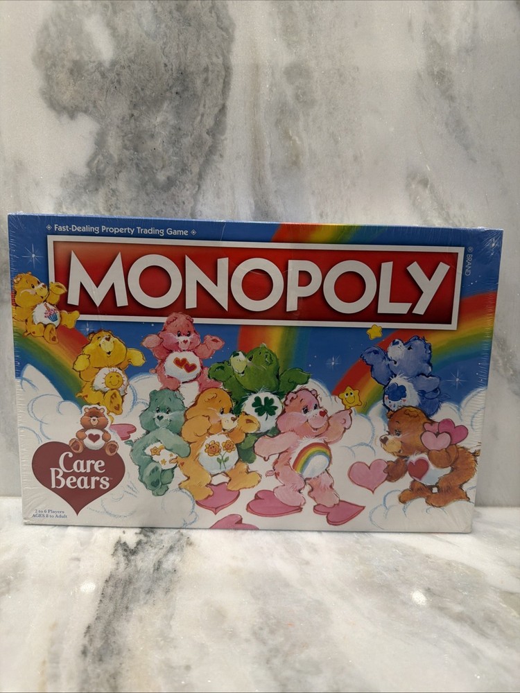 Monopoly Care Bears 2021 Collector’s Edition Board Game USAopoly Hasbro NEW