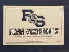Penn Stateopoly Penn State University Board Game 1987 NEW SEALED FREE SHIPPING!!