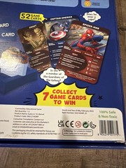MARVEL UNIVERSE Guess in Ten matching game 2022 comic-book heroes Black Panther