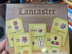 LANCASTER THE NEW LAWS First Expansion SEALED 2011 Queen Games BASE GAME NEEDED
