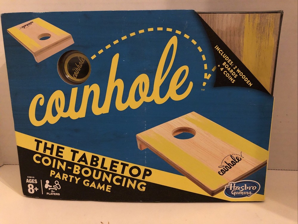 Hasbro Coinhole the tabletop Coin-Bouncing Party Game Factory Sealed