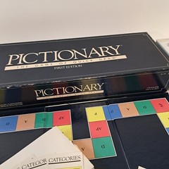 1985 Pictionary First Edition Board Game, 3 to 16 players Ready to play Complete