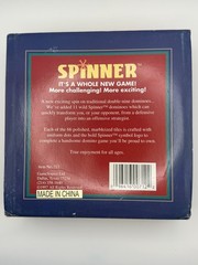 Spinner Black Dot Dominoes Game of Wild Dominoes Catalin Tiles Complete