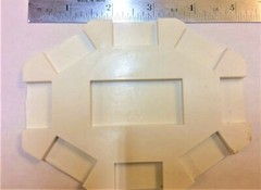 Mexican Train Domino Hub Starter Middle Center 8 Trains Markers & Large Train