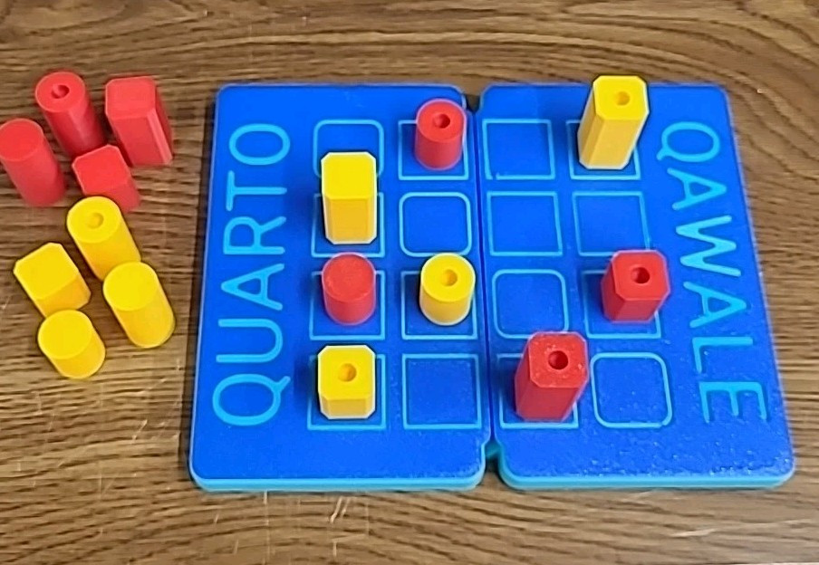 QAWALE & QUARTO Game 2-in-1 – 3D Printed – ANY COLORS