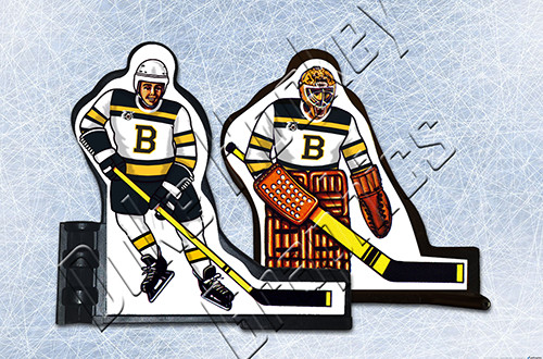 NHL Boston Bruins 1992 NHL 75th special PEEL-OFF vinyl decals Coleco compatible