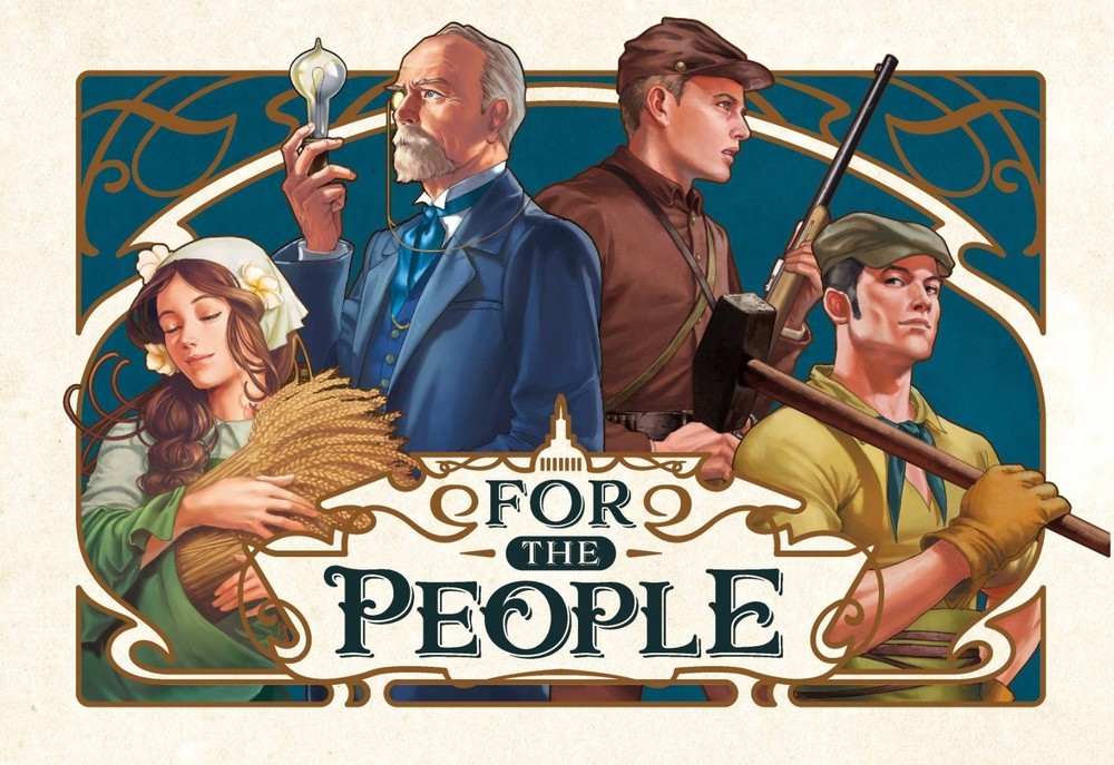 For the People 3-5 players 30-60 minutes Trick Taking Card Board Game New Japan