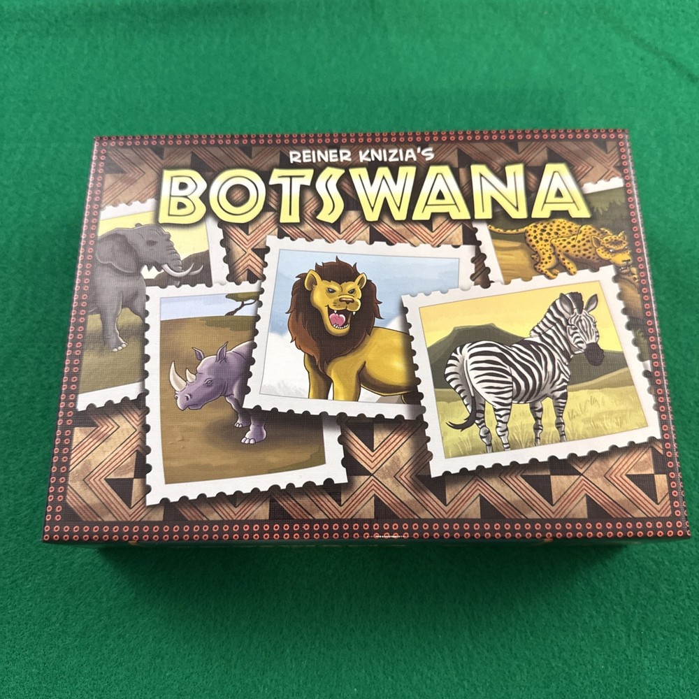 Botswana, Wildlife Safari Game By Gryphon Games. 2-5 Players, Fun For All Ages!