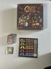 Covil The Dark Overlords Board Game + extras Kickstarter NEW and SEALED