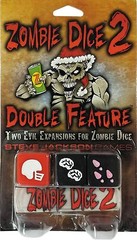 Zombie Dice 2 Double Feature Game – Steve Jackson Games – Eat Brains SJG 131324