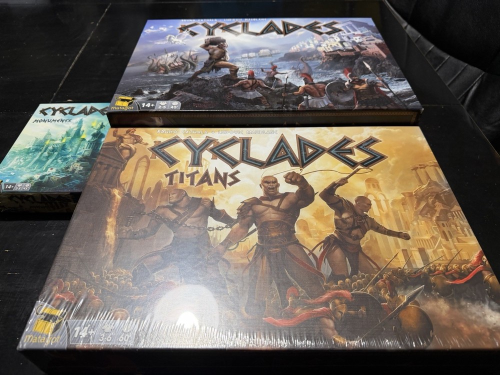 Cyclades Collection Bundle – Base + Titans & Monuments Expansions