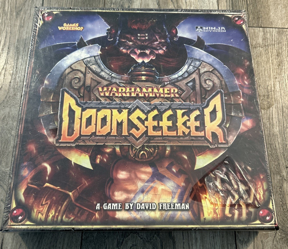 Warhammer Doomseeker Board Game Games Workshop Ninja Division Sealed New