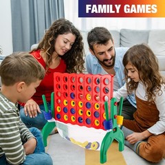 Giant 4 in a Row Game Set – Jumbo Connect Game for Kids & Adults, Indoor/Outdoor