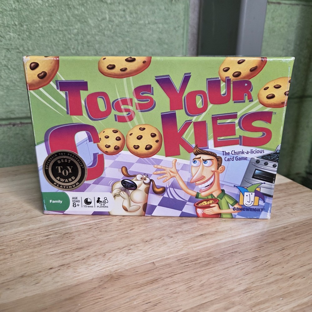 Toss Your Cookies Game COMPLETE Gamewright 2007 Children’s Kids Chunk A Licious