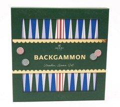 The Games Club Backgammon Wooden Game Set New in Box Professor Puzzle 8 + years