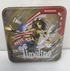 Timeline Americana Asmodee Card Trivia Game Tin SEALED FREE SHIPPING