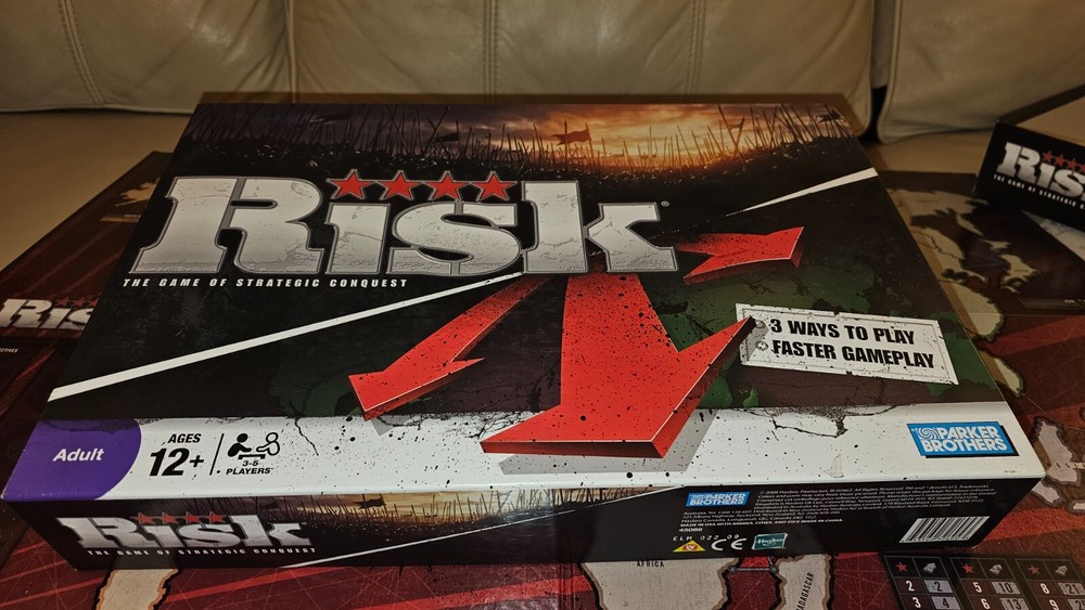 Risk Global Domination War Strategy Board Game 2008 Complete Parker Bros