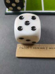 Cube Route Dice Game Vantage Point 1975 Felt Board Jumbo Dice Vintage