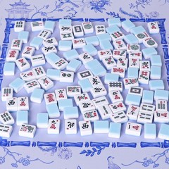 TIASUSAN American Mahjong 1.2 inches (H) x 5 (W) x 10 (L), Blue